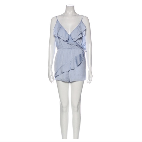 SAYLOR V-Neck Ruffled Romper Size M - Picture 4 of 14